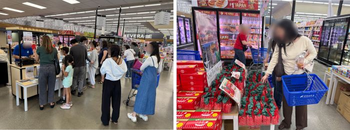 写真　栃木フェアの様子（ともにジェトロ撮影）