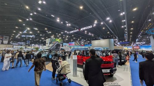 写真　奇瑞汽車のブース（ジェトロ撮影）