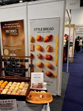 写真　2025年に英国進出し、初出展となったスタイルブレッド（ジェトロ撮影）