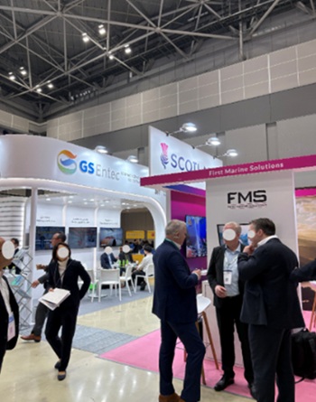 写真　外国の国別・企業パビリオンも多く出展した（ジェトロ撮影）