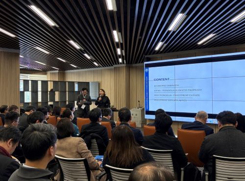 写真　経済開発省でのセミナーの様子（ジェトロ撮影）