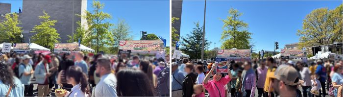 写真　ジェトロが支援したブース前の様子（ジェトロ撮影）