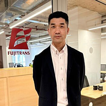 写真　フジトランス・ロジスティクス・インディアの石垣氏（同社提供）