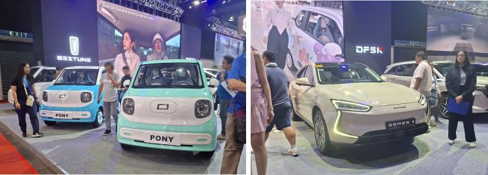 写真　東風小康汽車（DFSK）の出展ブースの様子（ジェトロ撮影）