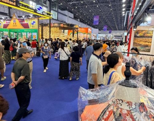 写真　一般公開日の消費博の様子（ジェトロ撮影）