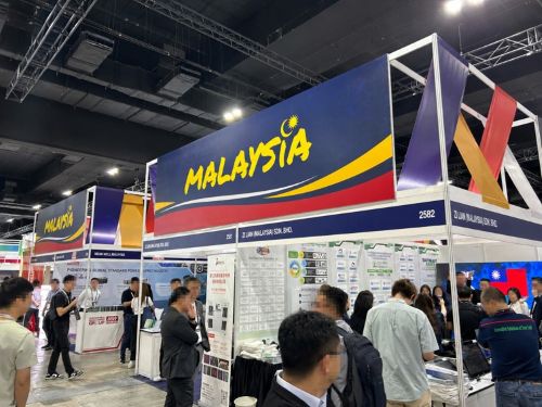 写真　セミコン東南アジアのマレーシアパビリオン（ジェトロ撮影）