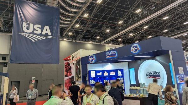 写真　多くの企業・機関が出展した米国ブースの様子（ジェトロ撮影）