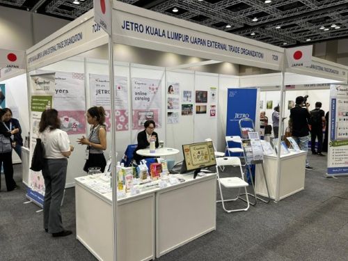 写真　ジェトロブースの様子（ジェトロ撮影）