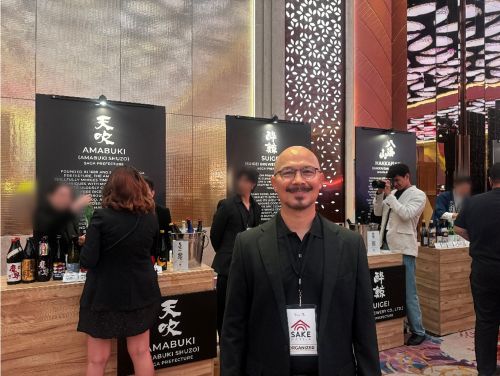 写真　Philippine Wine Merchantのレイモンド・リム・ジョセフ氏（ジェトロ撮影）