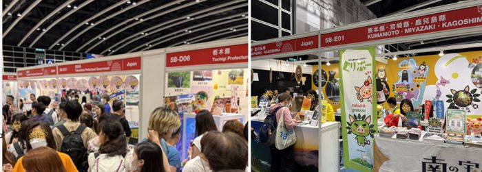 写真　日本の地方自治体による出展の様子（ジェトロ撮影）