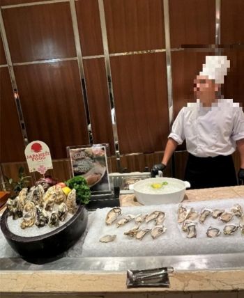 写真　イベントで提供された兵庫県産カキ（ジェトロ撮影）