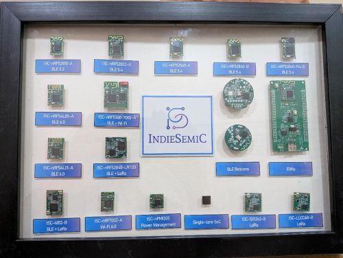 写真　インディセミシー設計の半導体製品（ジェトロ撮影）