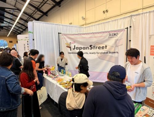 写真　ジャパン・ストリート広報ブースの様子（ジェトロ撮影）