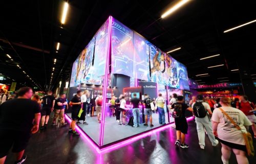 写真　インディーエリアのジェトロブースの様子（ジェトロ撮影）