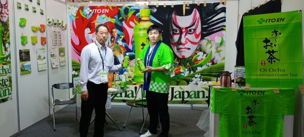 写真　初出展の伊藤園ブースの様子（ジェトロ撮影）