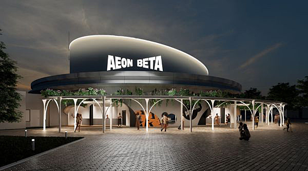 写真　AEON BETA外観図（ベカメックス東急提供）