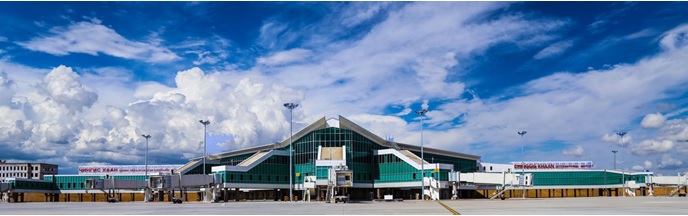 写真　2021年7月4日に開港したチンギス・ハーン国際空港（New Ulaanbaatar International Airport 提供）